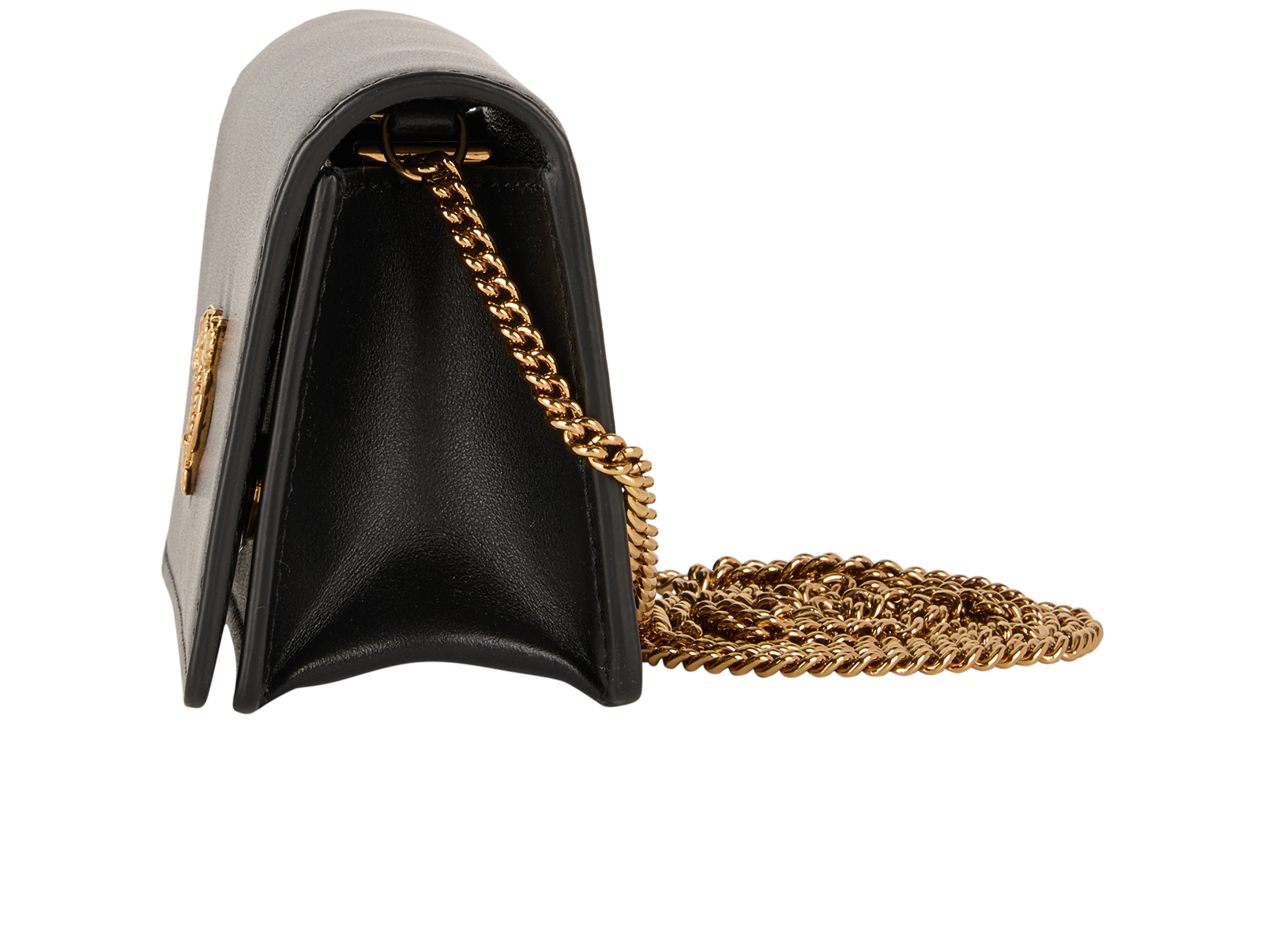 Mini Virtus Crossbody, &pound;275, Handbags, Black, Leather, Bottom view